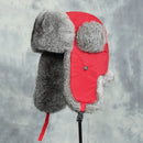 2025 New Winter Hat For Men Real Rabbit Fur Ear Cap Warm Winter Men Hat Fur Beret Russian Hats High Quality to Keep Warm