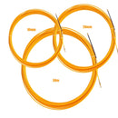 5/10/15//20/25/30M 3mm Cable Puller Fish Tape Yellow Cable Fiberglass Fish Tape Reel Puller Fiberglass Metal Wall Wire Conduit