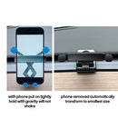 For Tesla Model Y Car Cell Phone Holder Noiseless Gravity Support Mount Bracket Vent Clip Air Outlet Snap-in Stand Soft Base