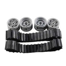 Tracks and Wheels Pack for Lego x1681 53992 13972 Compatible Legoeds Building Blocks Crawler MOC Technical Puzzle Assembly