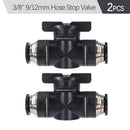 3/8" 9/12mm Misting Cooling System 0.6mm Nozzles Fine Atomizer PE Tubing Filter Self-priming Pump Garden Irrigation Watering Kit