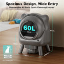 Amicura Cura X1 Automatic Cat Litter Box Self-Cleaning with App Control, Safety Sensor, Easy to Clean Electric Cat Litter Tray