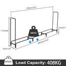 Outdoor Fire Wood Log Rack for Fireplace Heavy Duty Firewood Pile Storage Racks for Patio Deck Metal Log Holder Stand