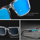 KDEAM Brand Hot Selling Square Polarized Men Sunglasses Brief And Fashion Design Leisure Women Shades Fishing Driving Glasses