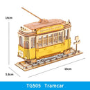 Robotime Rolife Vintage Car Model 3D Wooden Puzzle Toys for Chilidren Kids Adult TG504