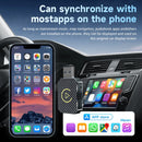 2025 2 in 1 Wireless CarPlay Android Auto Adapter WiFi BT5.0 Smart Dongle Plug&Play Mini Box for Wired CarPlay/Andriod Auto Cars