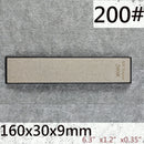 Widened diamond sharpening stone compatible with fixed-angle sharpener for kitchen knives and outdoor tools, portable sharpening