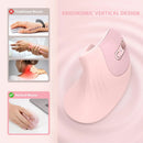 Seenda Bluetooth Wireless Mouse Dual Mode Vertical Ergonomic Mouse for PC Laptop Mac Windows Mouse Jiggler