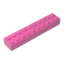 Gobricks 10PCS Bricks Parts 2 x 10 Compatible with 3006 92538 pieces of children's toys Assemble Building Blocks Technical