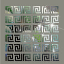 10x10cm Building Border Acrylic Wall Mirror Sticker Wall Art Home 10pcs DIY Decoration Mirror Wall Stickers Home Office Decor
