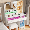The Luminary | Hollywood-Style Vanity Desk with Integrated LED Mirror