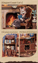 CUTEBEE DIY Book Nook Kit Miniature Dollhouse with Light Wooden Bookshelf Insert Retro Booknook Decor for Gifts Bookshop Series