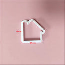 Christmas House/Sexy Red Lips Shape Earrings Polymer Clay Cutters Cutting Molds DIY Jewelry Decoration Making