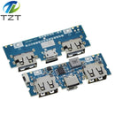 Micro/Type-C USB 5V 2.4A Dual USB 18650 Boost Battery Charger Board Mobile Power Bank Accessories For Phone DIY