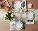 Easter Rabbit Eggs Linen Table Runner Dresser Scarves Table Decor Farmhouse Kitchen Dining Table Runner Easter Decorations
