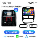 AWESAFE PX9 车载收音机 适用于 雷诺 Clio 4 2012-2019 无线 Carplay 屏幕 安卓自动立体声 GPS 导航 FM RDS BT SWC