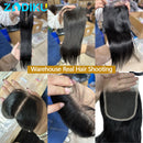 13x4 13x6 Ear To Ear Transparent Frontal Lace Only Straight 2x6 4x4 5x5 6x6 HD Lace Closure Human Hair 100% Brazilian Hair Quality Soft Silky Pre Plucked Bleached Knots Natural Hairline Virgin Hair Pieces For Women Daily Hair