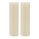 3pcs/2pcs Foldable Cardboard Centerpiece Display Cylinder Flowers Stand Columns Display for Wedding Party Garden Decoration