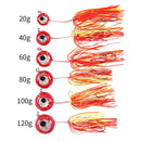 20g-120g Tenya Jig esca da pesca piombo Jighead esca nautica in mare con gonna in gomma esca da pesca luminosa in acqua salata