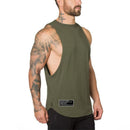 Brand Gym Clothing Fitness Men's Tank Tops Bodybuilding Stringer Summer Breathable Workout Singlets Cotton Sleeveless T Shirt
