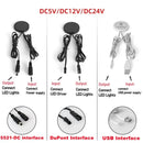 DC5V 12V 24V Smart Touch Sensor Switch Dimmer Penetrable Switch Sensor for Home Closet Corridor LED Strip Light Switch Sensor