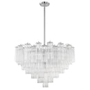 Amber Murano Glass Ceiling Chandelier Round for Dining Living Room Bedroom Modern Murano Glass Pendant Chandelier Light