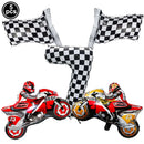 Dirt Bike Birthday Party Decorations for Boys Motorcycle  Party Supplies Motorcycle Balloon Banner Cake Toppers Hanging Decorati