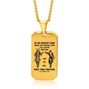 Waterproof Stainless Steel Dog Tag Necklaces for Men BFF Jewelry,Free Custom Birthday Graduation Father's Day Gifts to Him