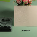 DUOFEN Crafts plastic embossing folder collection 2 paper embossing flower mold Christmas Birthday Easter day wedding