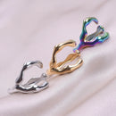 Irregular Liquid Branch 304 Stainless Steel Rings For Women Men's Accessories Fashion Jewelry Finger Adjustable Ring Bague Party