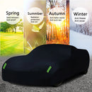 Black 210T Car Cover For Pontiac Firebird Car Tent Exterior Covers Outdoor Winter Snow Sun Rain Resistant Frost Protection