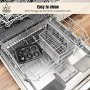 Egg Cooker Boiler, 350W Quick Boiling Electric Egg Poacher, Removable Tray, 6 Capacity Kitchen Stainless Steel Steamer