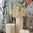 The Gilded Column | Folding Cylinder Display Rack for Weddings & Events