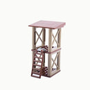 Military MOC Sentry Building Block Soldier Sandbag Fence Cannon Shell Barbed Wire Weapon Rack Training Field Watchtower Toy K018