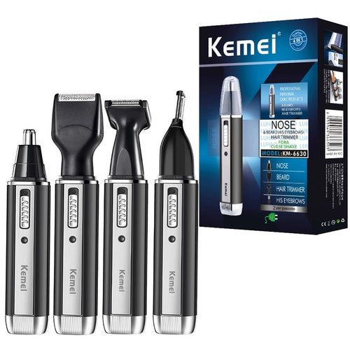 Kemei 科美多功能鼻毛修剪器 男女电动充电式修剪器 适用修剪耳毛、胡须、眉毛、面部毛发，多功能美容套件