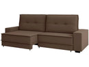 Reclining Retractable Sofa 4 Places Velvet Texas Besthouse