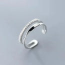 BF CLUB 925 Sterling Rings for Women Fashion Geometric Handmade Irregular Gold StarRing Simple Fine Jelwery Party Christmas Gift