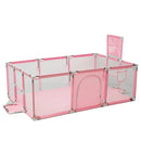 Safety Baby Playpen For Children Indoor Multiple Styles Toddler Barrier Fence Kids Playground Toys Park With Basketball Frame