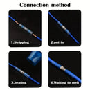 50Pcs Box Solder Sealed Wire Connectors Heat Shrink Solder Butt Connectors Solder Connector Kit Automotive Marine Insulation