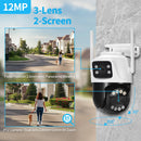 The Argus Pro | 12MP Dual-Lens PTZ AI Surveillance Camera