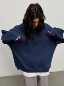 Wolfeel Oversized Hoodies & Sweatshirts for Women Autumn Winter Thick Warm Fleece Sweatshirt Girls Streetwear Loose Pullovers