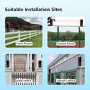Meian Dual-beam Infrared Sensor, 100M Wired Barrier Detector, Infrared Beam Detector, 8 Frequency Conversion, Digital Display
