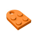 3176 Plate Modified 2 x 3 with Hole Bricks Collections Bulk Modular GBC Toys For Technical MOC Buildings Blocks Compatible