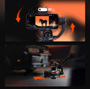 The Horizon Lock | AI-Powered 3-Axis Smartphone Gimbal with Face Tracking & Extension Rod