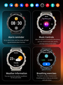 The T-Rex 3 | 1.7" Rugged Outdoor Smartwatch with 1100mAh Battery