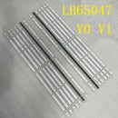 kit 14pcs LED Backlight strip for 65PUS6523 65PUS6162/12 65PUS6262 65PUS6412 65PUS6703 65PUS6753 65PUS7303 65PUS6503 65PUS6723