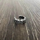 Ear Cuffs Skull Heads Ear Clip Fashionable Ear Jewelry Gothic Style Cuff Earrings Alloy Material Perfect for Party Daily