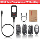 Launch X431 Key Programmer Remote Maker with Super Chip 4pcs Universal Remote Smart Key for X-431 IMMO Elite/IMMO Plus/PAD V