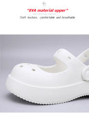 STRONGSHEN Women Summer Platform Clogs Sandal Outdoor Non-slip EVA Mary Jane Hole Shoes Beach Slippers Women's Sandalias Muje