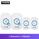 Fuers M557 Doorbell Waterproof Wireless Chime Home Doorbell  Intelligent 32 Songs Smart Doorbell Alarm With Battery